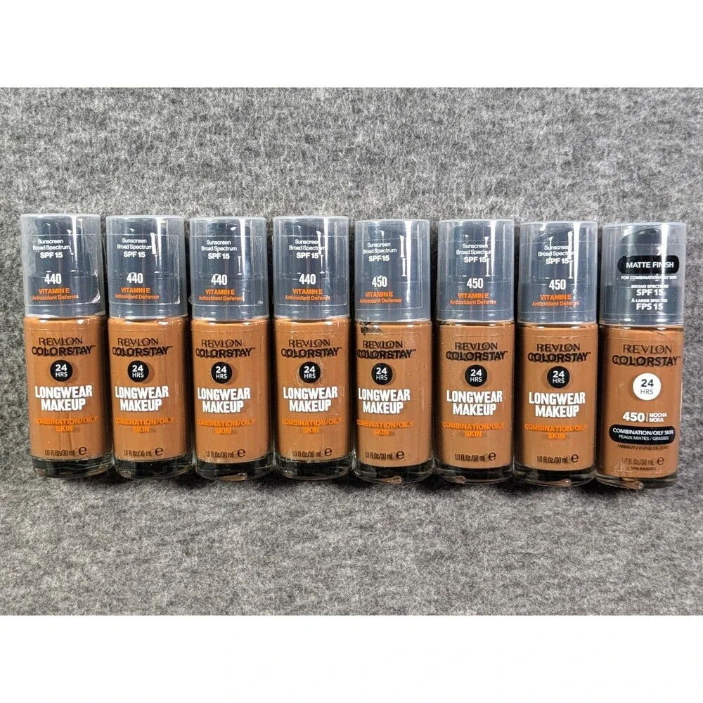 Revlon ColorStay Foundation 23 pcs Longwear Illuminance Mixed Shades